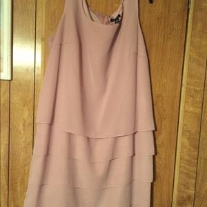 2 pc  sleeveless Dress with cover